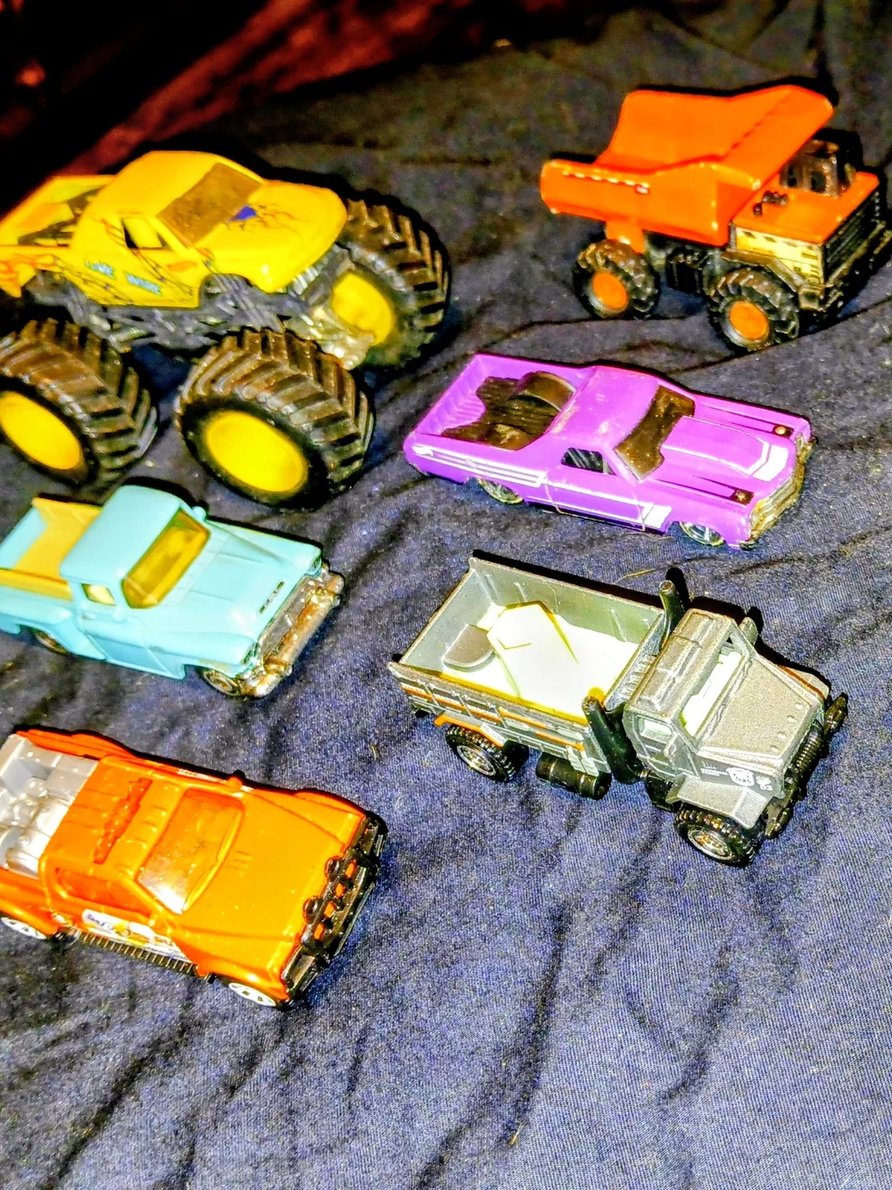 L9l 6-Piece Vintage Lot  Die-Cast Truck & Utility Vehicle Matchbox Hot Wheels